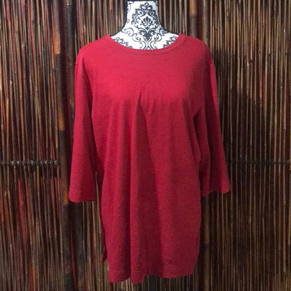 🍁4 for $25 Denim&Co long sleeve tee - Picture 1 of 7